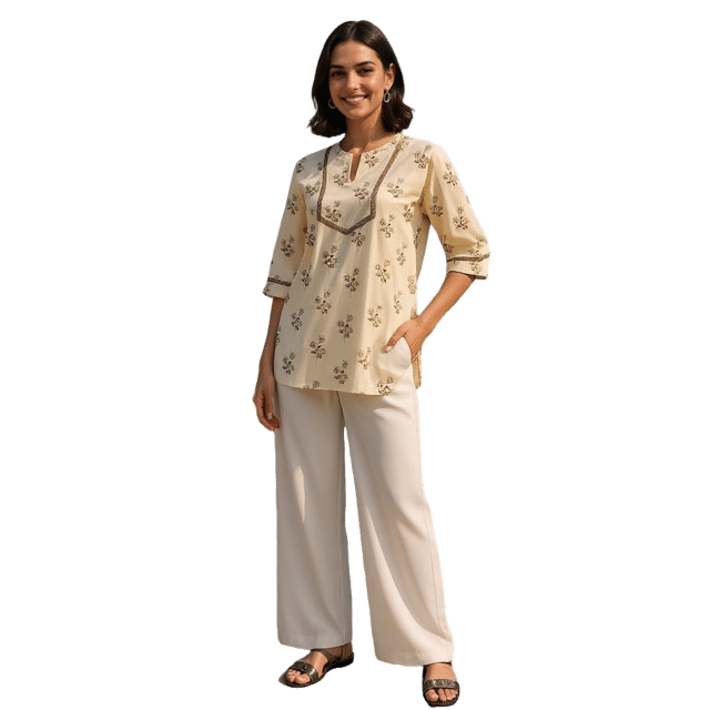 K32 COTT HBLK FOIL FLO LEM CSD 3/4FL