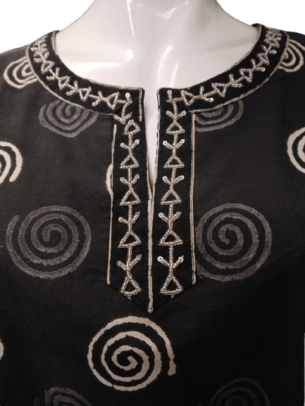 K32 COTT HBLK TRIBAL CHAKRI E BW RS 3/4 ST