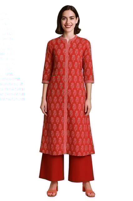 K48 COTT ACHK FLO CO STRIPE CS ST 3/4