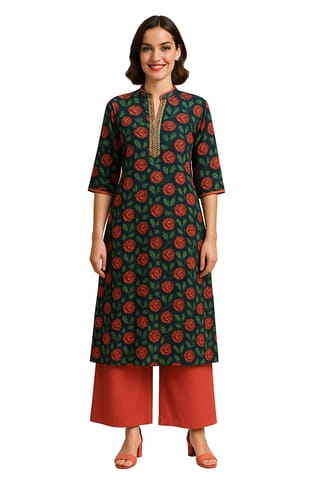 K48 CHIFF ROSES NAVY&CORAL CS STF