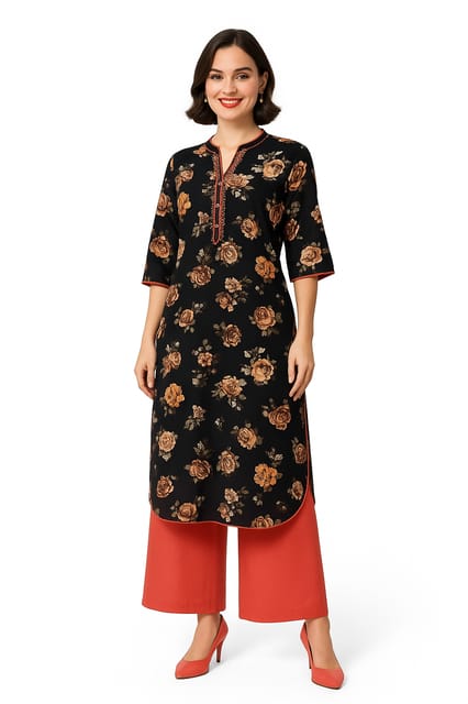 K48 CHIFF ROSES BL&CO CSV 3/4 FL