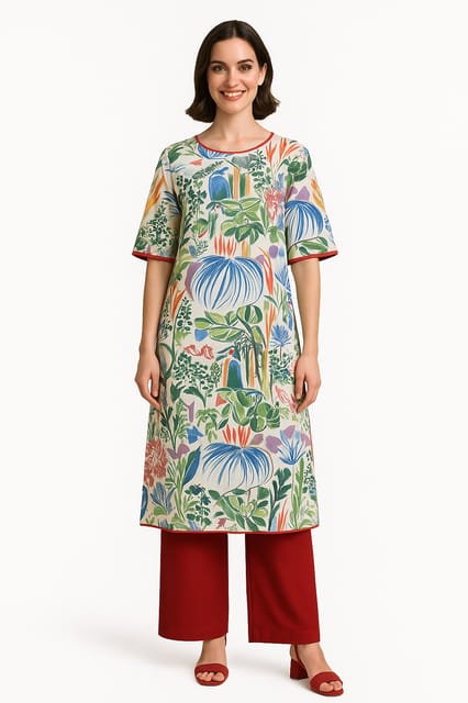 K48 COTT AMAZON WH&GRN RN PP