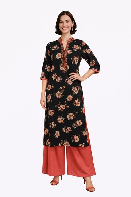 K48 CHIFF ROSES BL&CO CSV 3/4 FL