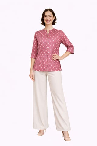 K28 SH COTT FLO CHOCO BR CS 3/4 FL