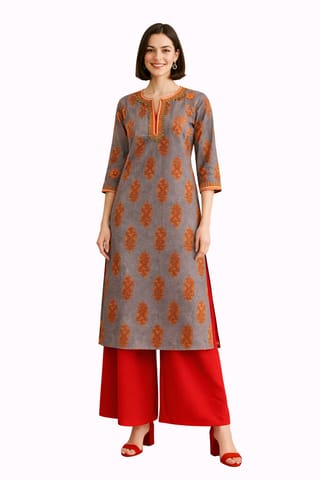 K48 COTT HBLK GHOOMAR GRY4 RS 3/4 ST (W/O E)