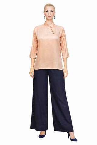 PALAZZO-P RAY NAVY BLUE FL