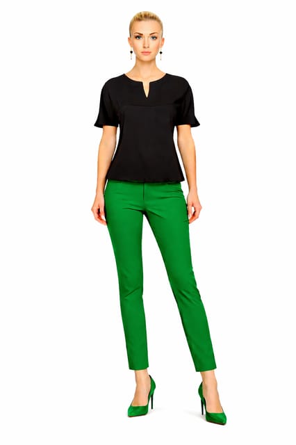 CIGARETTE PANT EMERALD GREEN