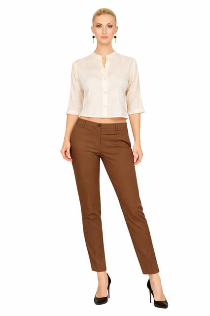 CIGARETTE PANT BROWN