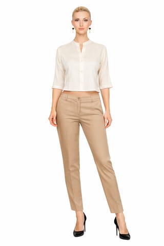 CIGARETTE PANT LIGHT BEIGE
