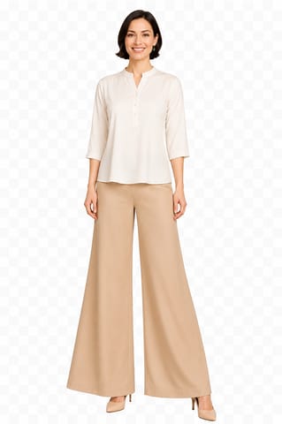 PALAZZO RAY MEDIUM BEIGE FLARE