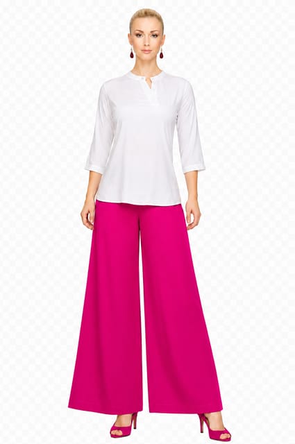 PALAZZO RAY FUSCHIA FLARE