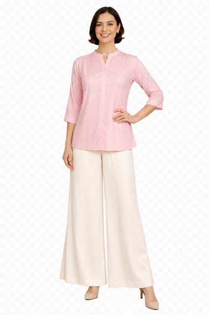 PALAZZO RAY OFF-WHITE FLARE
