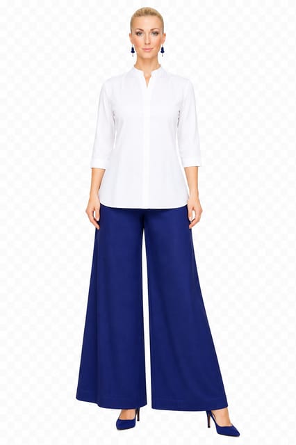 PALAZZO RAY DARK BLUE FLARE
