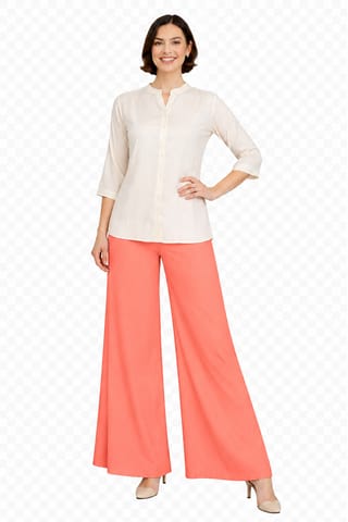 PALAZZO RAY LIGHT CORAL FLARE