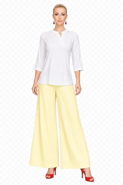 PALAZZO RAY LIGHT LEMON FLARE
