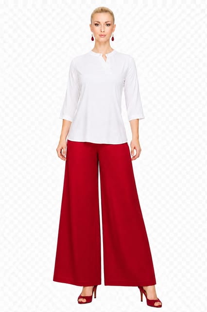 PALAZZO RAY LIGHT MAROON