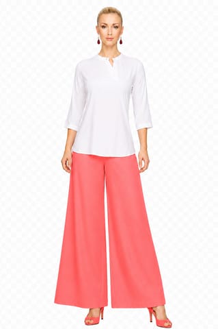 PALAZZO RAY MED CORAL FLARE