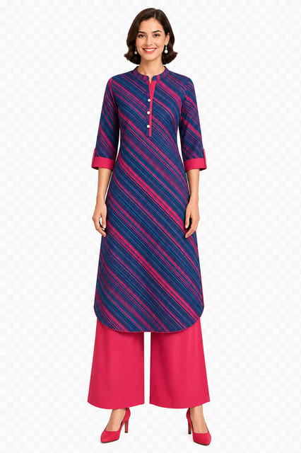 K48 COTT KD STRIPES RB N BLU CS KP