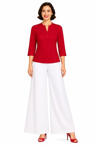 PALAZZO RAY FL WHITE - FLARE