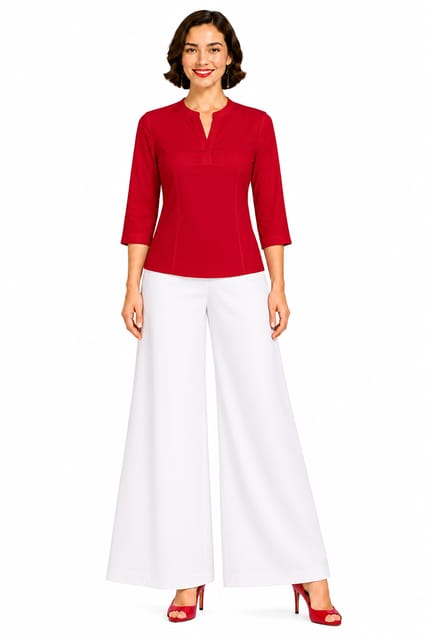 PALAZZO RAY FL WHITE - FLARE