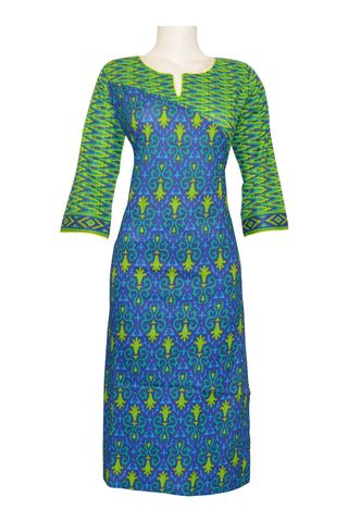 K48 COTT CRYS IKAT BLU Y.S.L.D RS 3/4 ST
